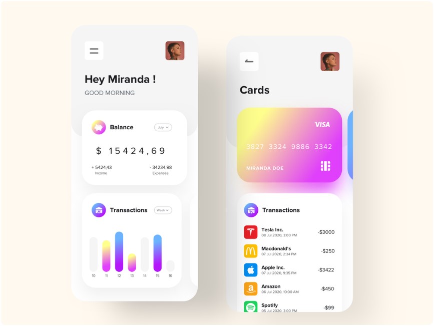 Gradients in App Design