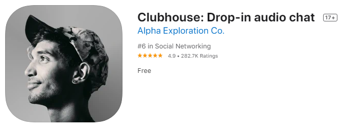 Clubhouse Social Network - the App Screenshot